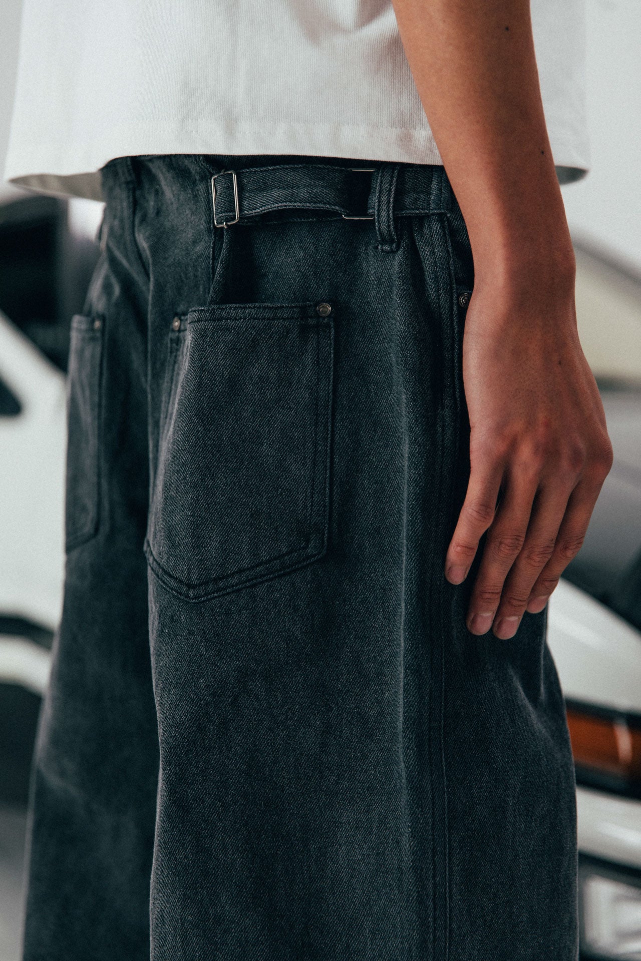 Kaito Jeans - Washed Black