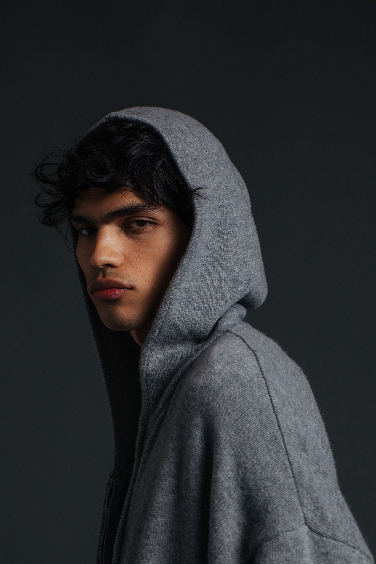 Riley Knitted Hoodie