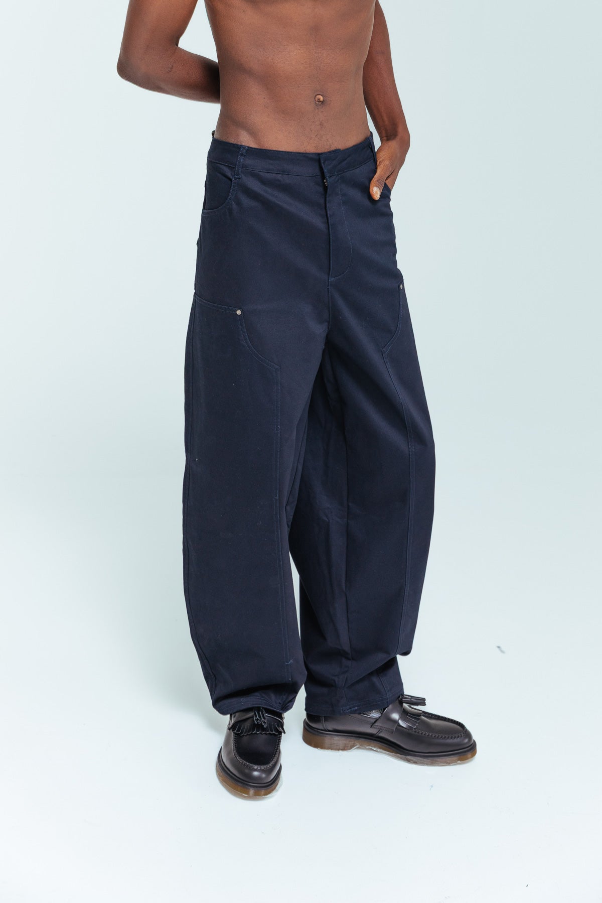 Kuro Barrel Leg Pants
