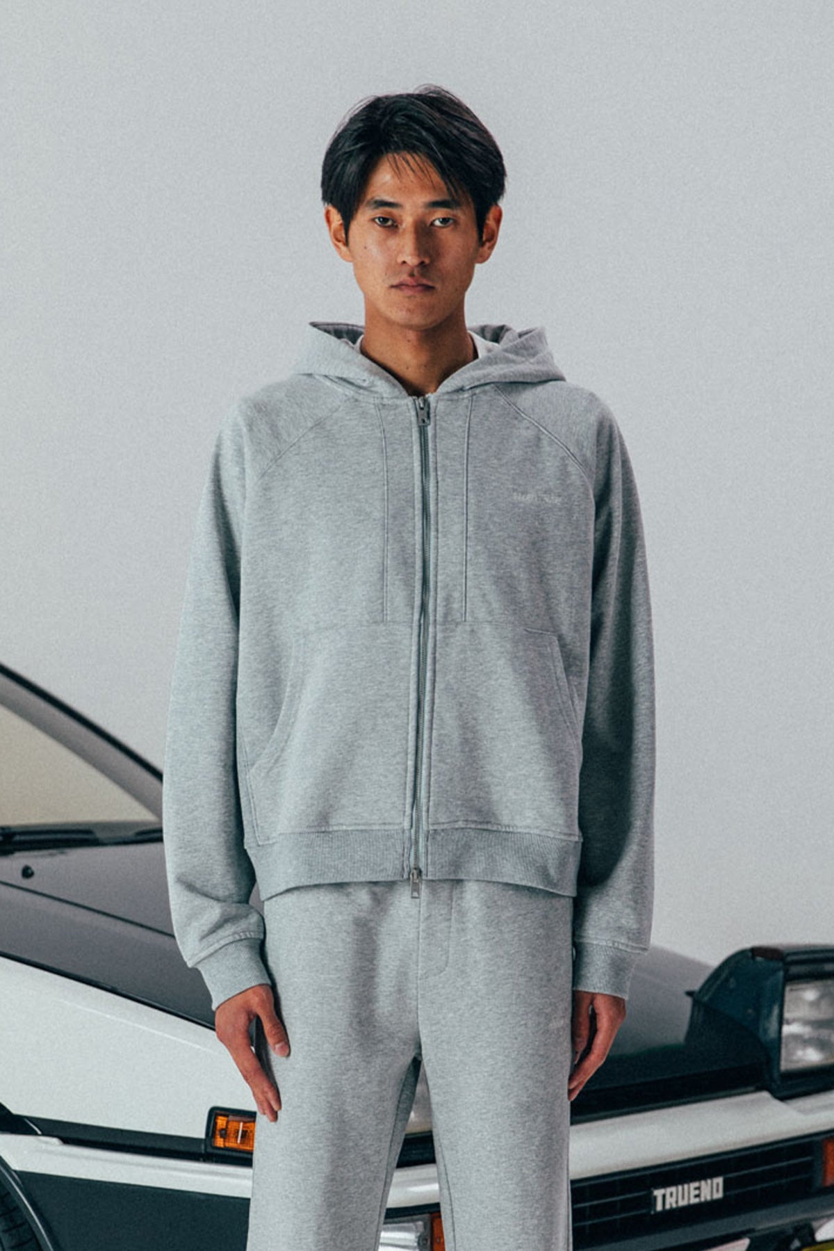 Seamed Zip Hoodie