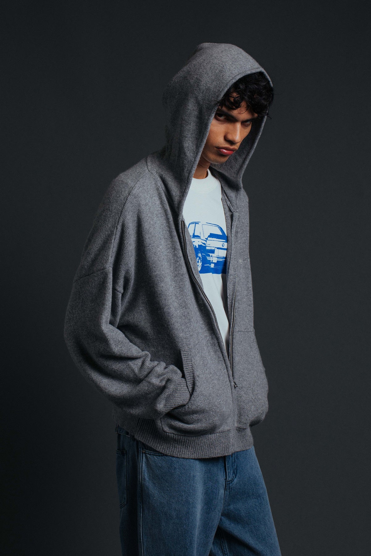 Riley Knitted Hoodie