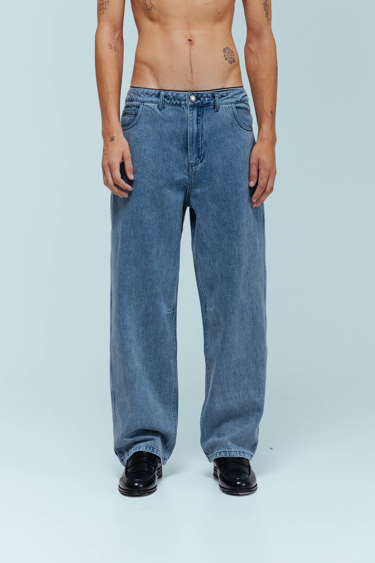 Denim Jeans - Washed Blue