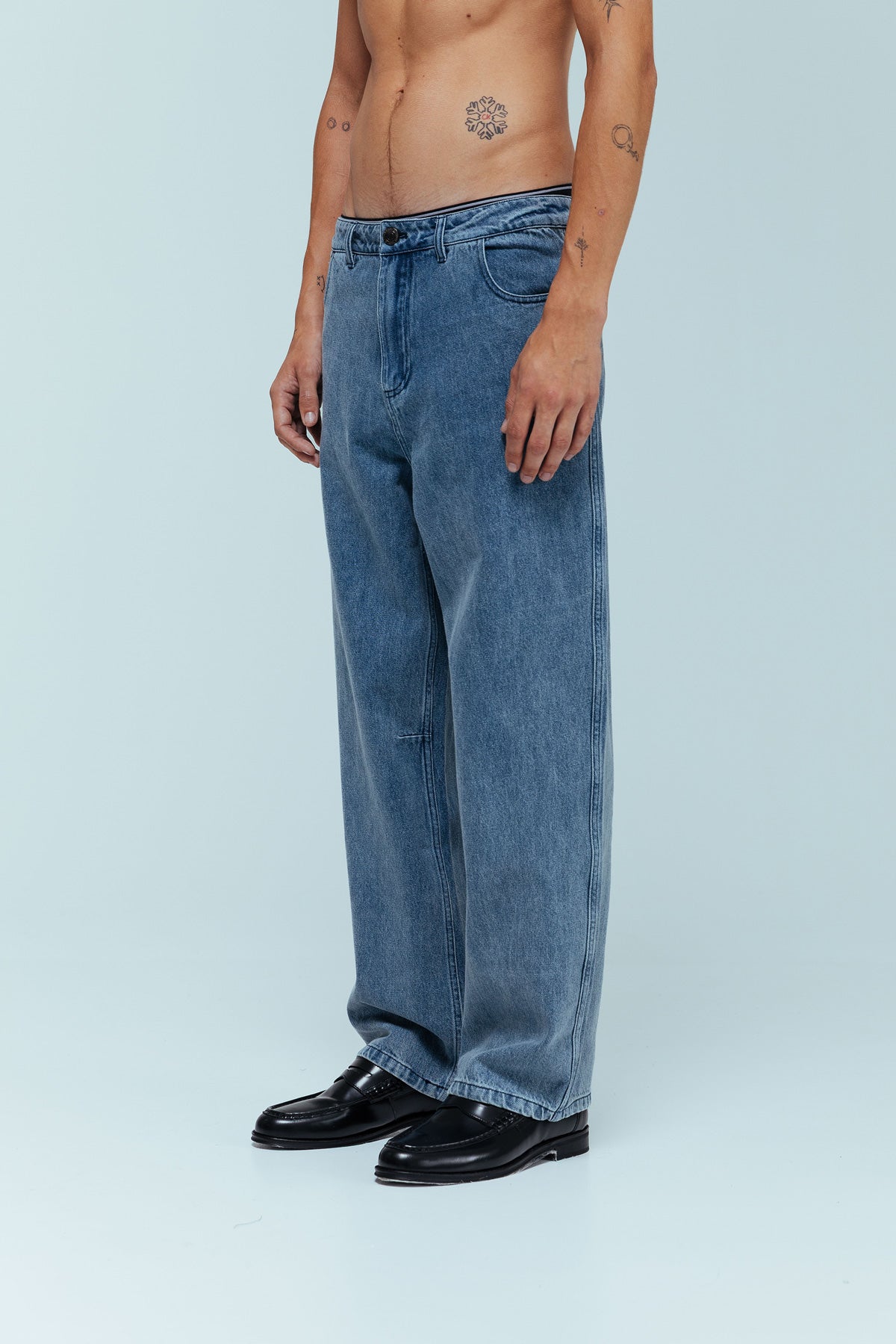 Denim Jeans - Washed Blue