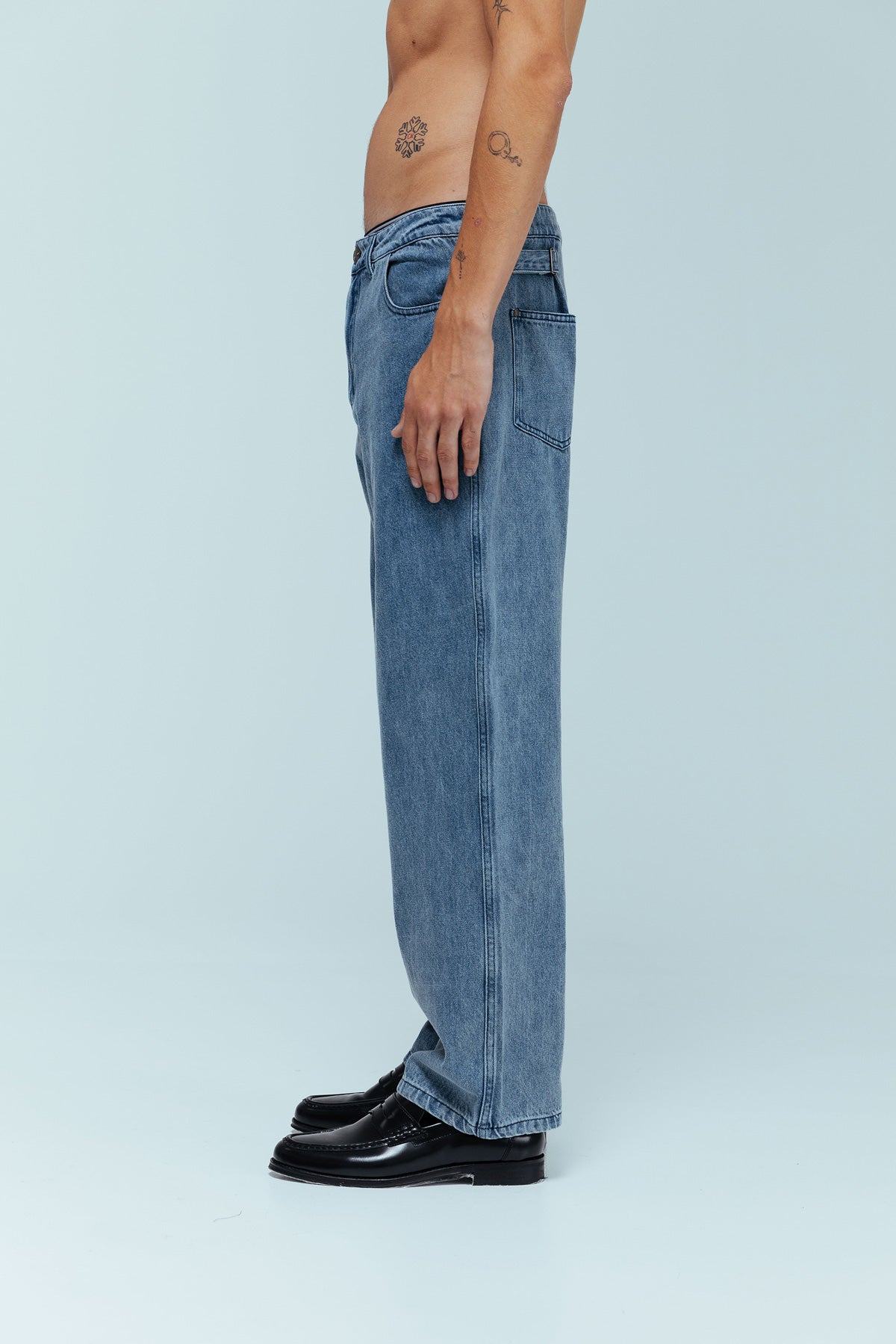 Denim Jeans - Washed Blue