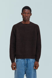 Vince Fisherman Jumper - Brown