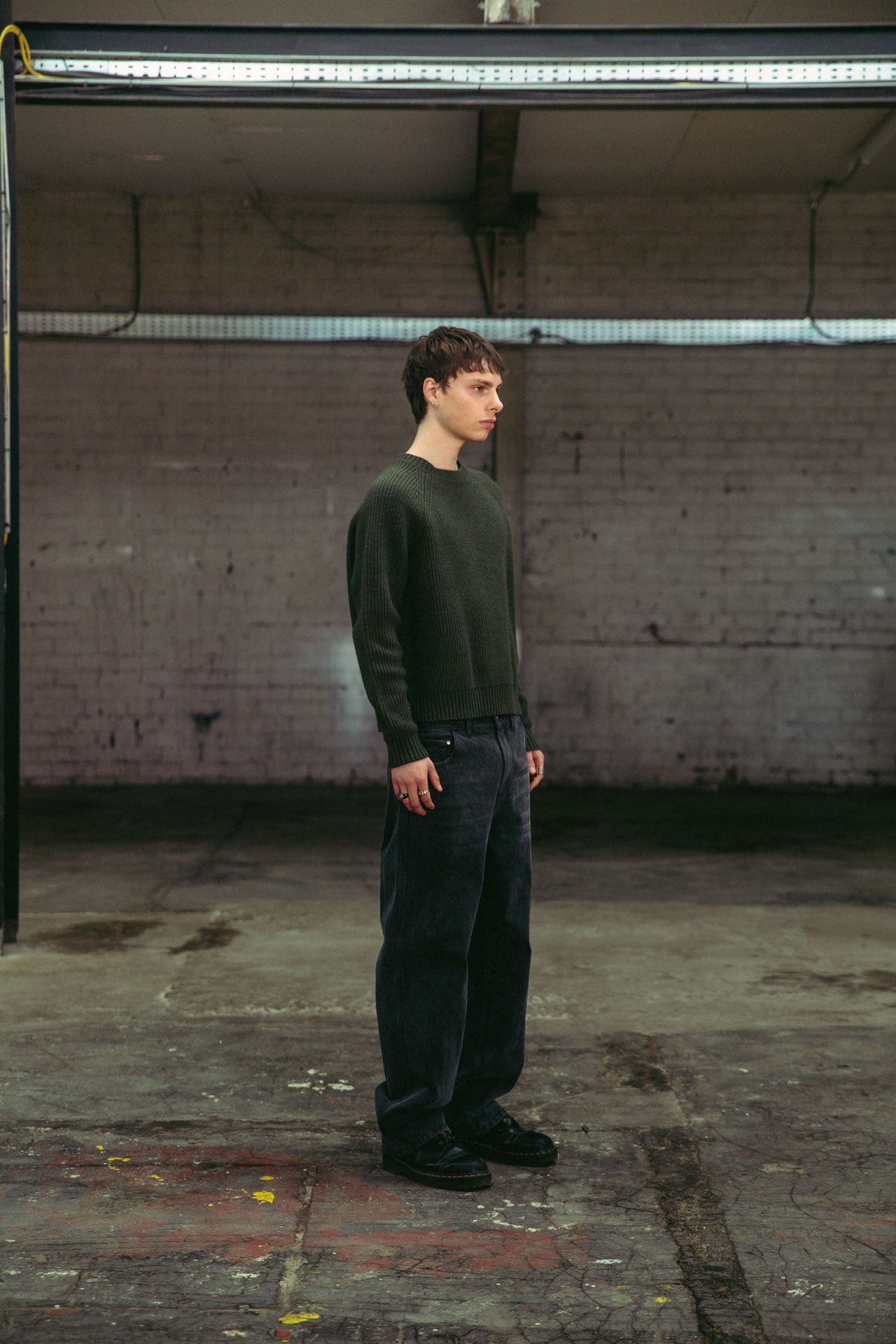 Fisherman Knit Jumper - Khaki