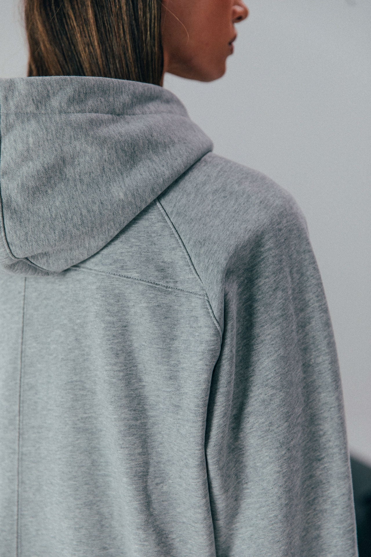 Seamed Zip Hoodie