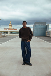 Vince Fisherman Jumper - Brown