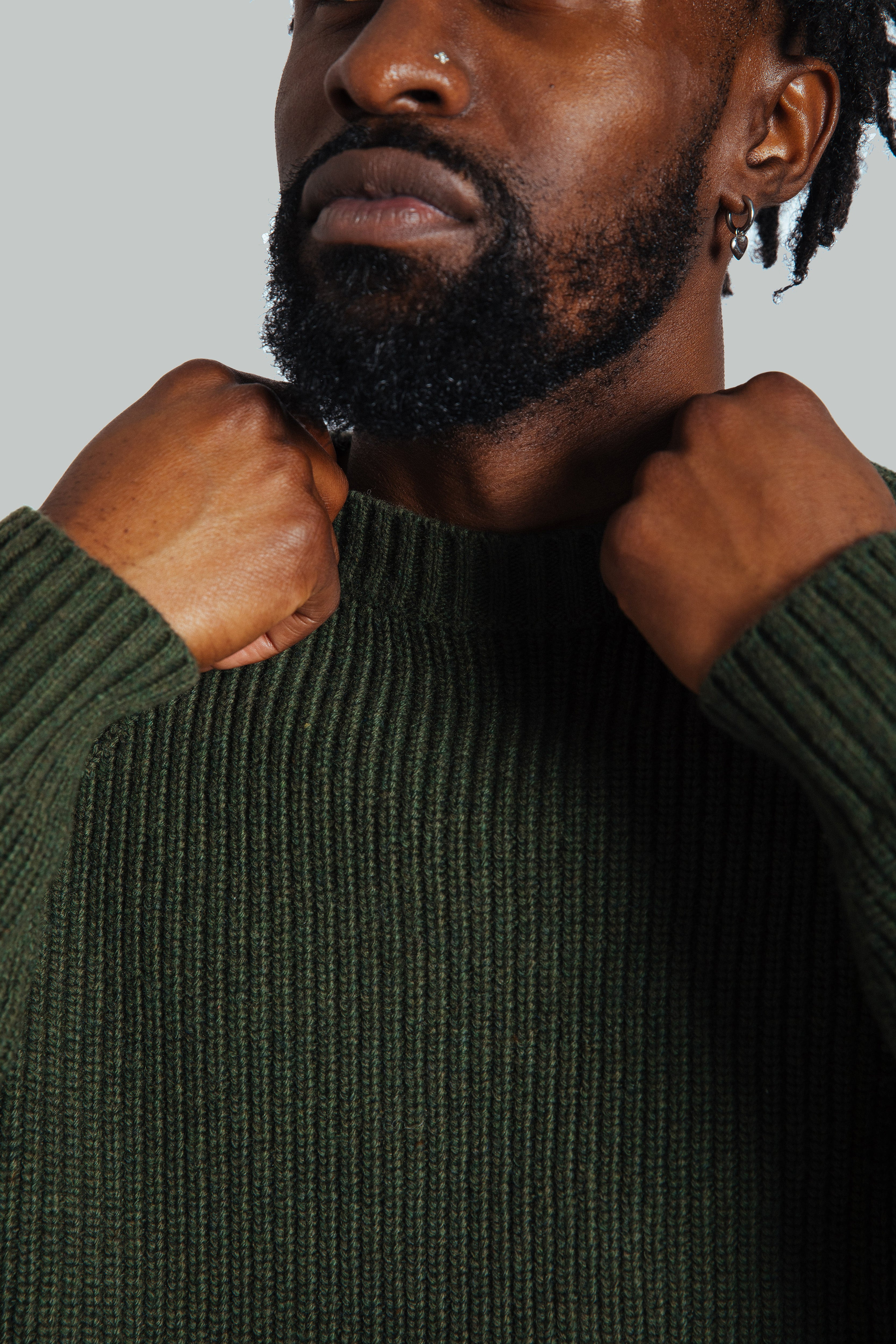 Vince Fisherman Jumper - Khaki – RENDER PAUSE™