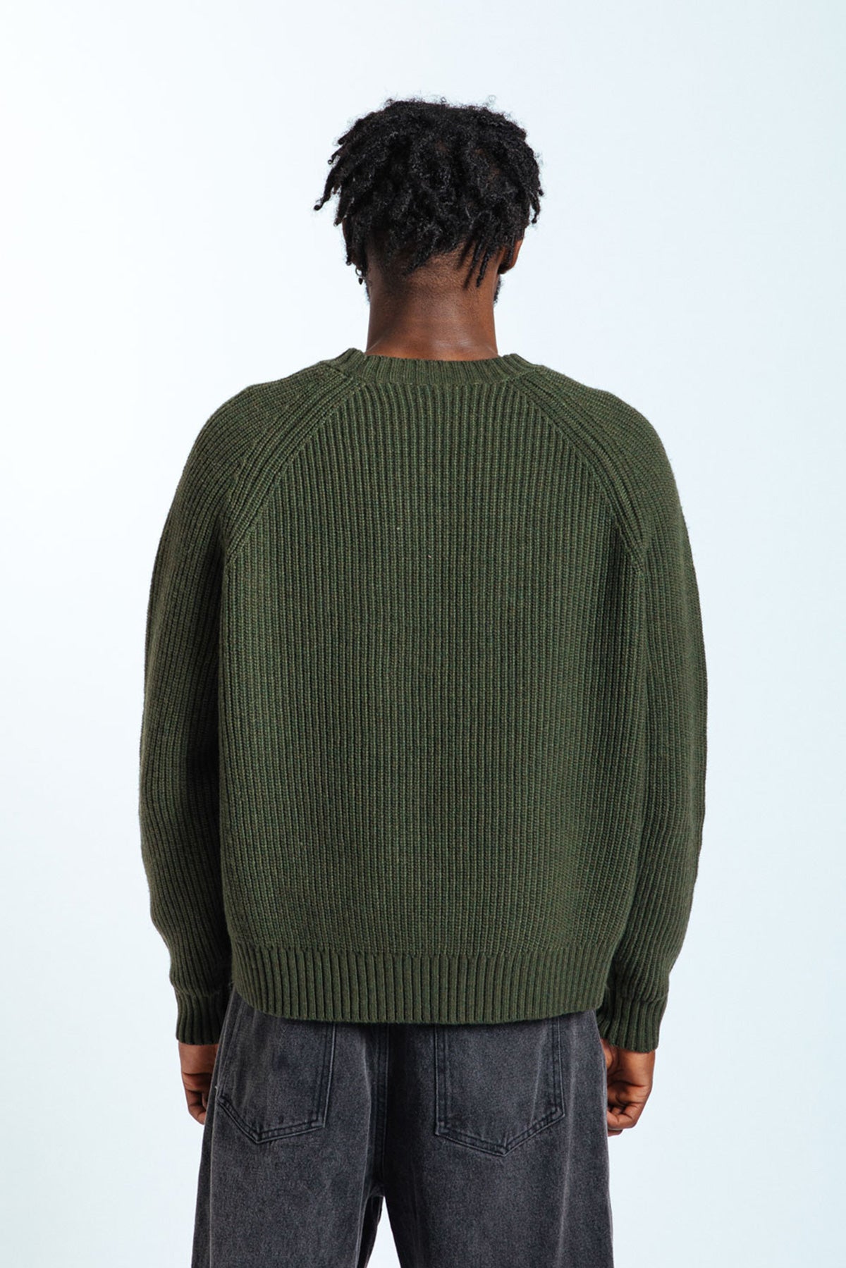 Fisherman Knit Jumper - Khaki