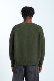 Fisherman Knit Jumper - Khaki