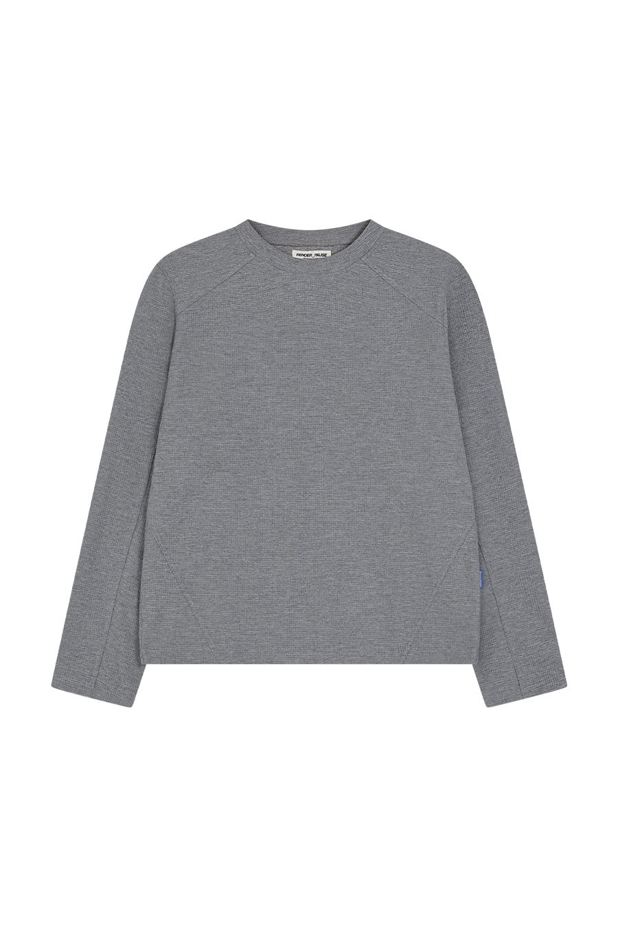 Koa Waffle Top, Light Grey