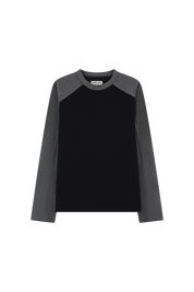 Koa Waffle Top, Black/Grey