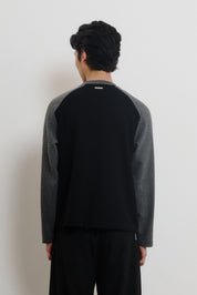 Koa Waffle Top, Black/Grey