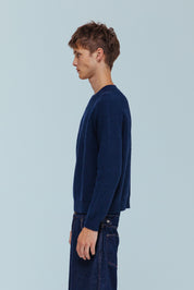Vince Fisherman Jumper - Navy