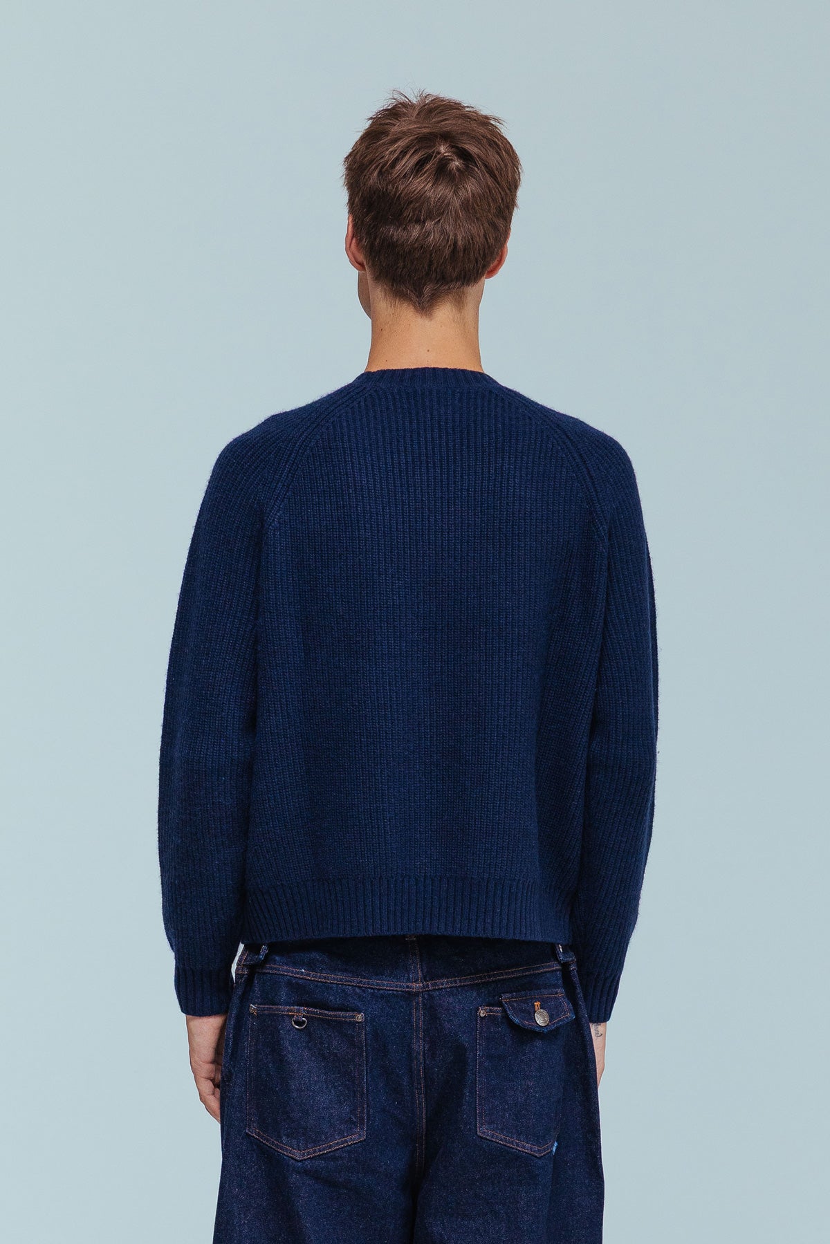 Vince Fisherman Jumper - Navy