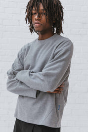 Koa Waffle Top, Light Grey