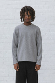 Koa Waffle Top, Light Grey