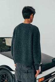 Vince Fisherman Jumper - Charcoal